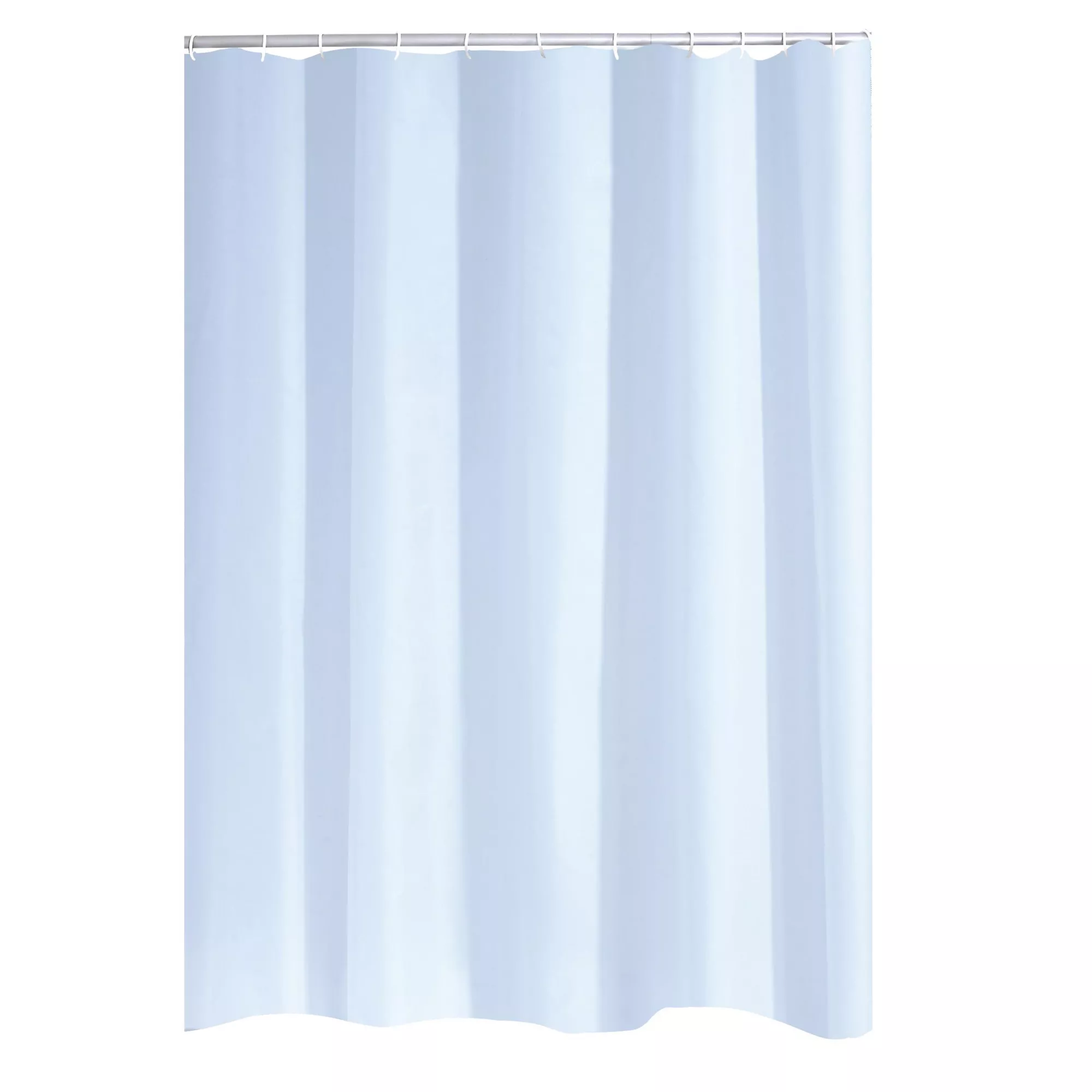 Duschvorhang Folie weiß 180 x 200 cm