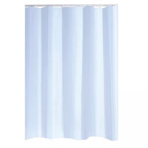 Duschvorhang Folie weiß 180 x 200 cm