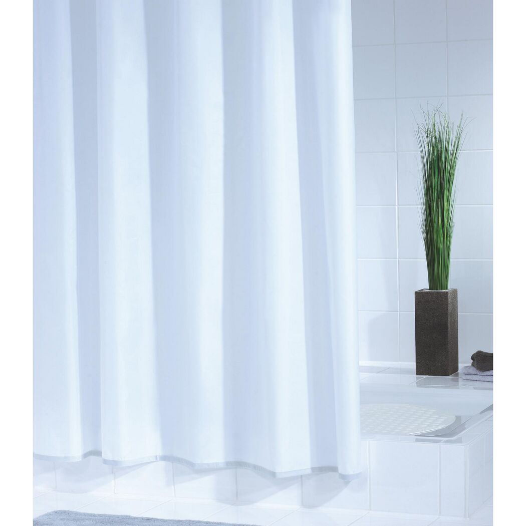 Duschvorhang Standard weiß 120 x 200 cm