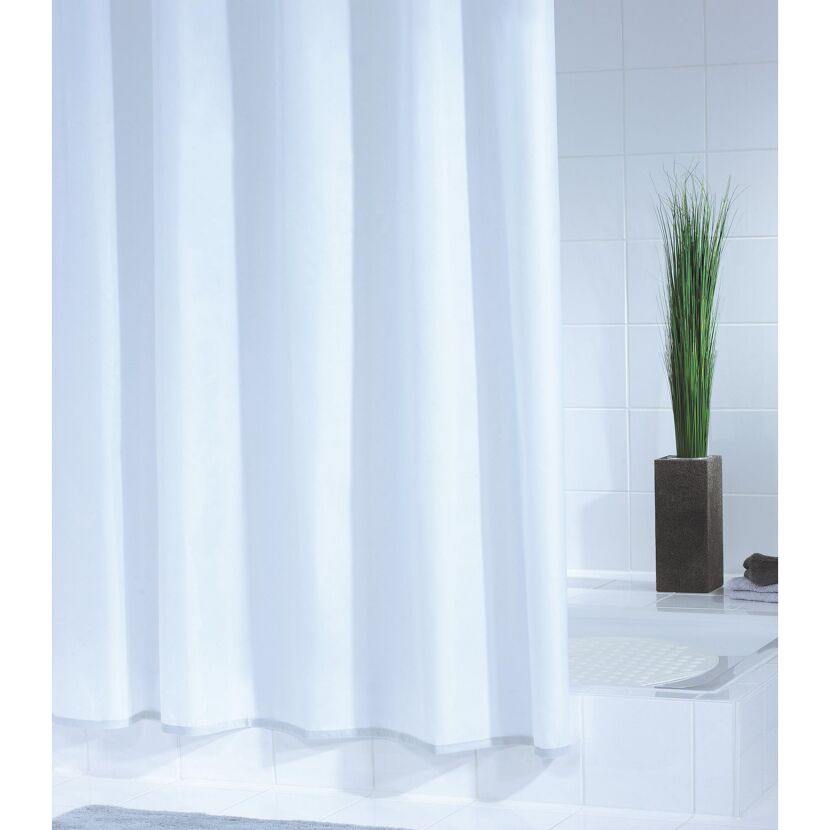 Duschvorhang Standard weiß 180 x 200 cm