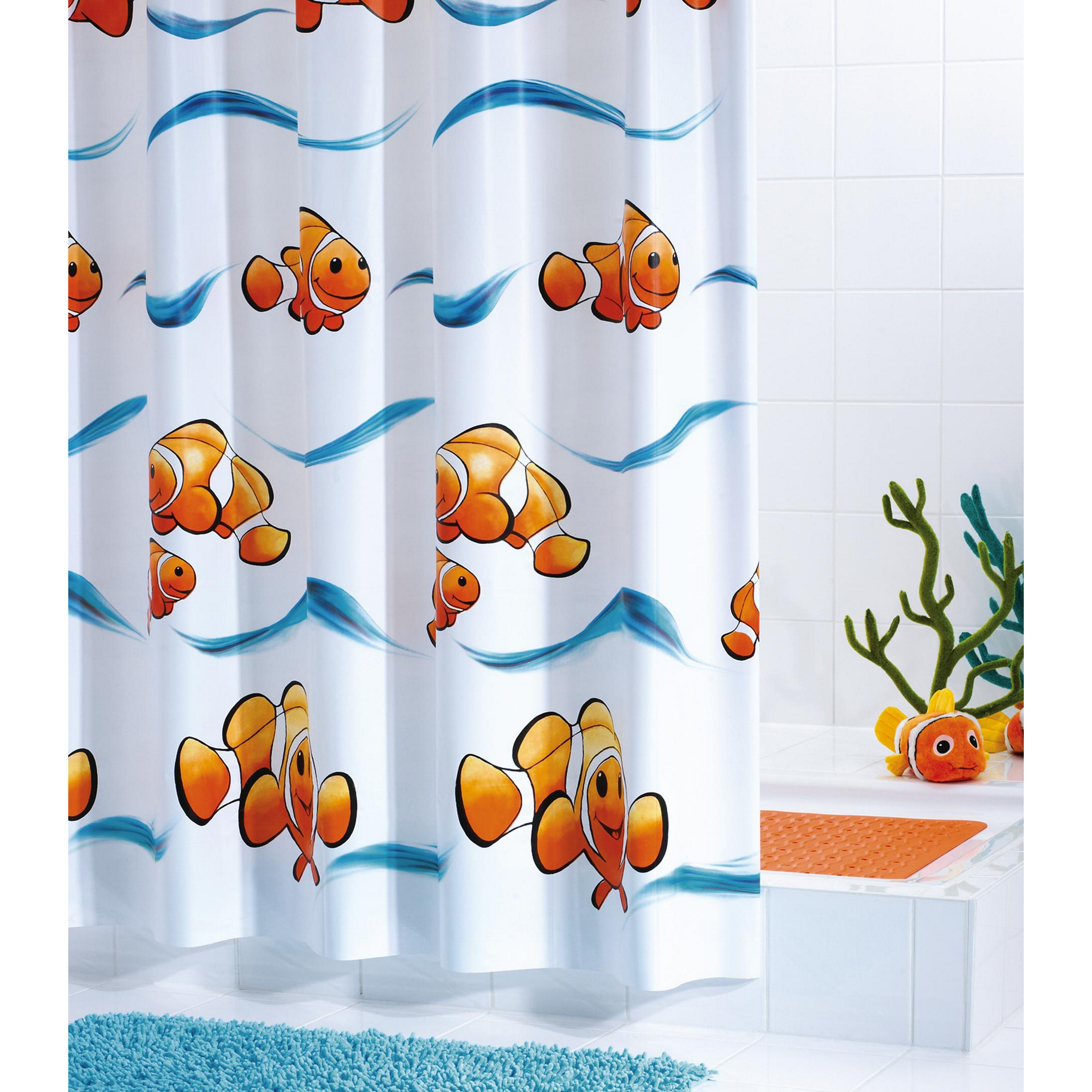 Duschvorhang Clownfisch 180 x 200 cm