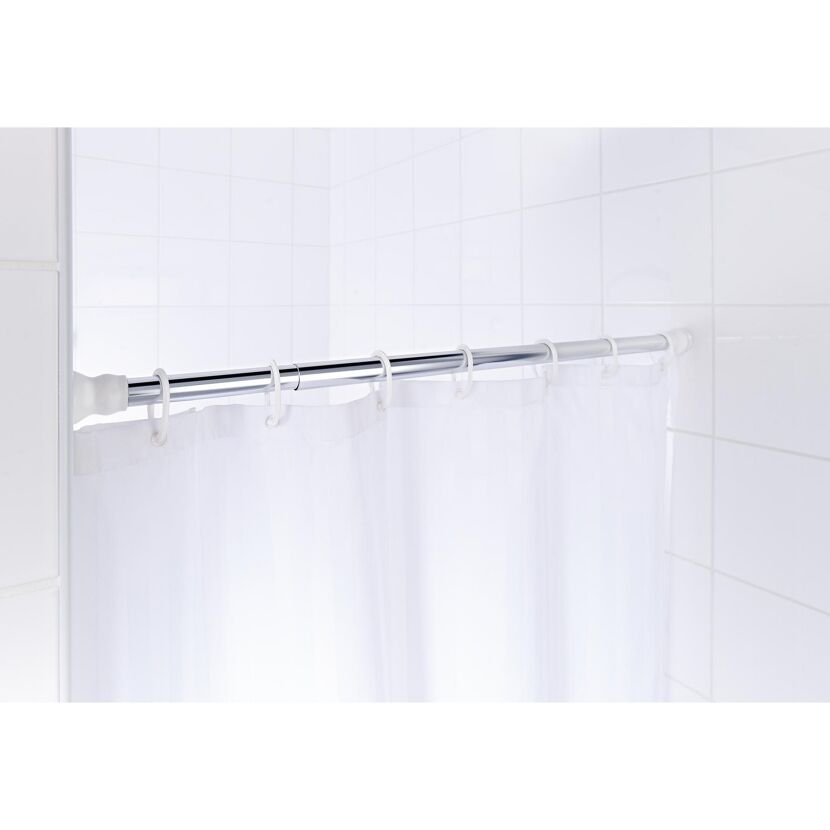 Federstange verchromt 110 - 245 cm