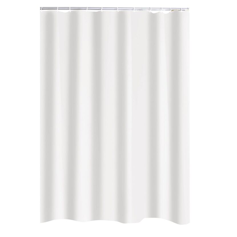 Duschvorhang Textil 'Madison' weiß 240 x 180 cm