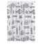 Duschvorhang Textil 'Neptun' grau 120 x 200 cm