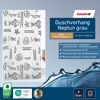 Duschvorhang Textil 'Neptun' grau 120 x 200 cm