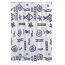 Duschvorhang Textil 'Neptun' blau 180 x 200 cm