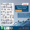 Duschvorhang Textil 'Neptun' blau 240 x 180 cm
