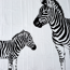 Verkleinertes Bild von Duschvorhang Zebra 180 x 200 cm