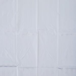Duschvorhang Satin weiß 120 x 200 cm