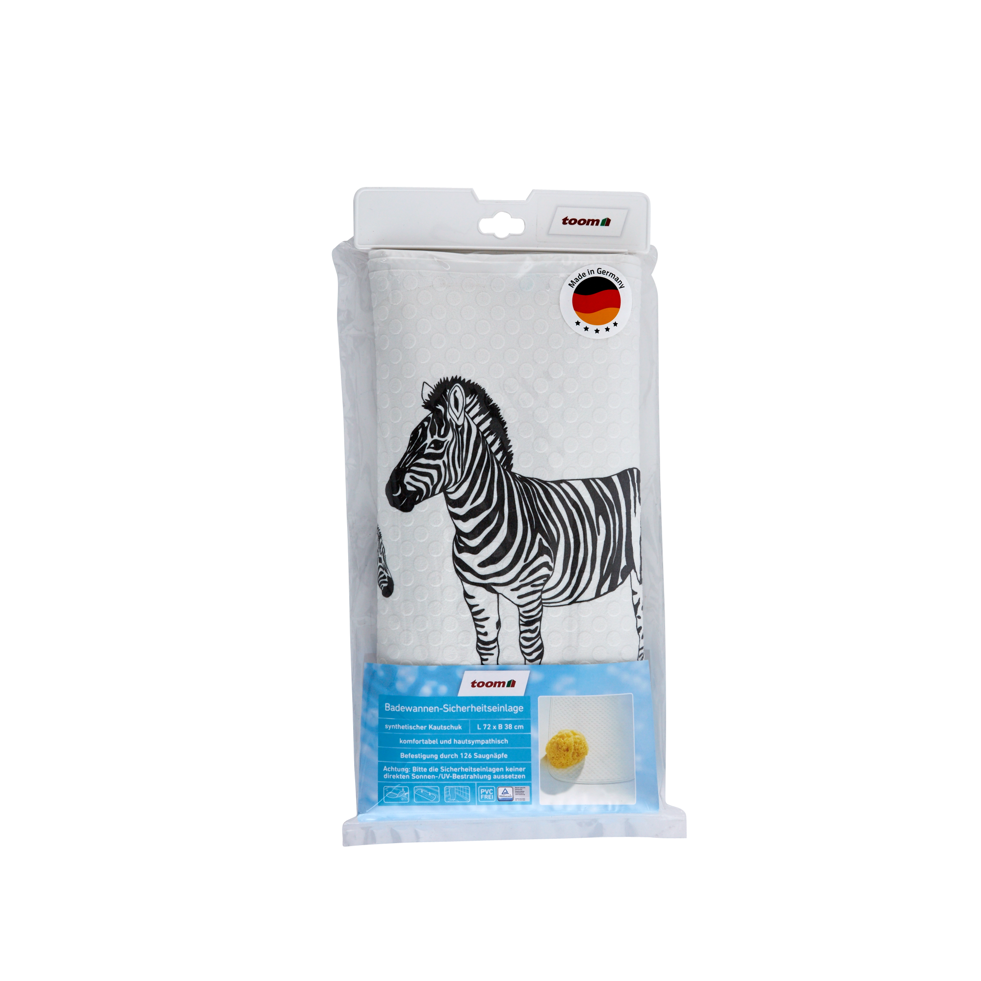 Wanneneinlage Zebra 38 x 72 cm + product picture