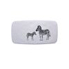 Weiße Wanneneinlage mit Zebra-Motiv