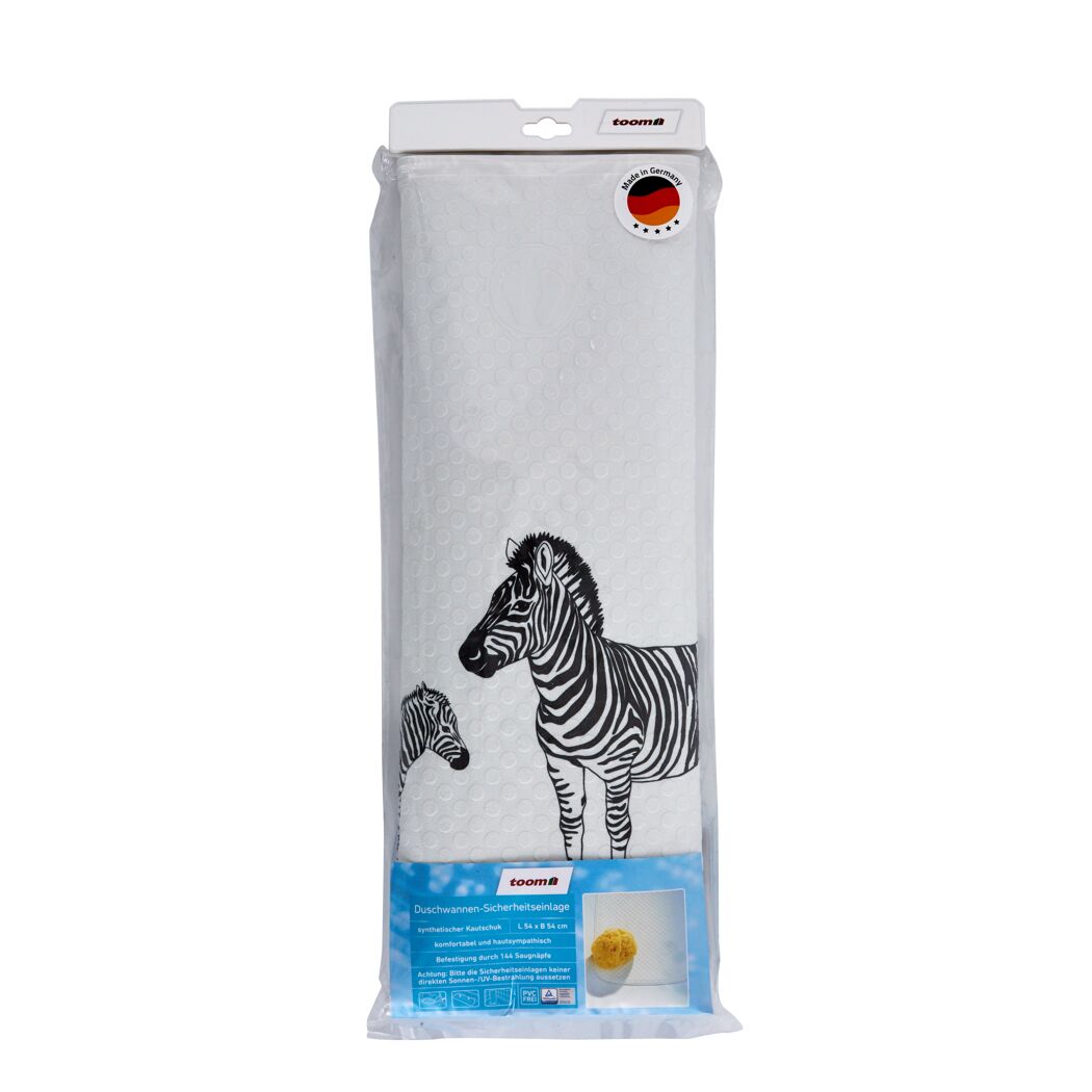 Duschwanneneinlage Zebra 54 x 54 cm