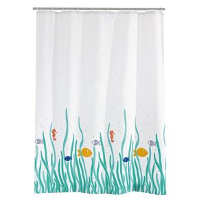 Duschvorhang 'Atlantis' Textil bunt 180 x 200 cm