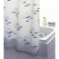 Duschvorhang 'Helgoland' Textil blau 240 x 180 cm