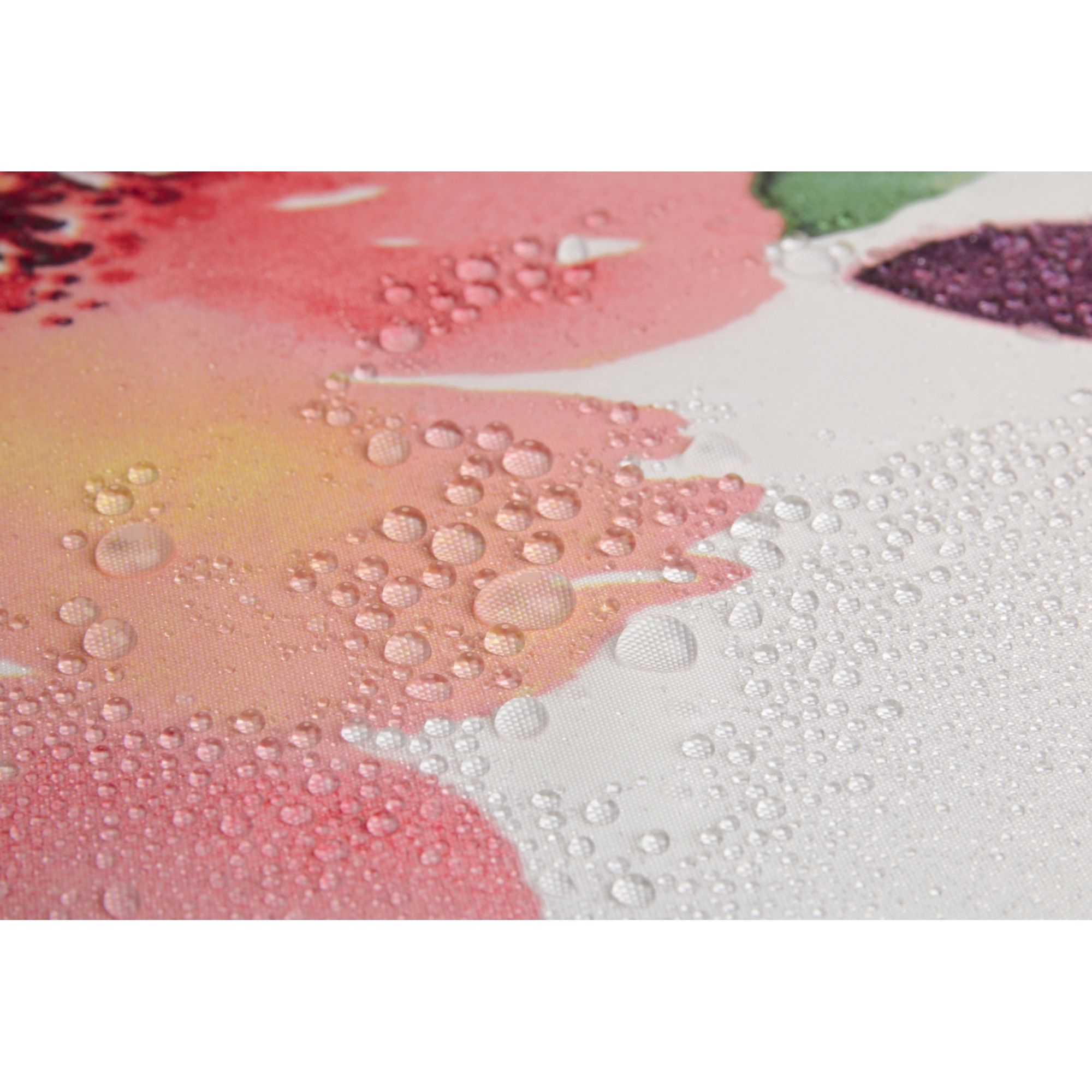 Duschvorhang 'Gerbera' Textil mehrfarbig 180 x 200 cm + product picture