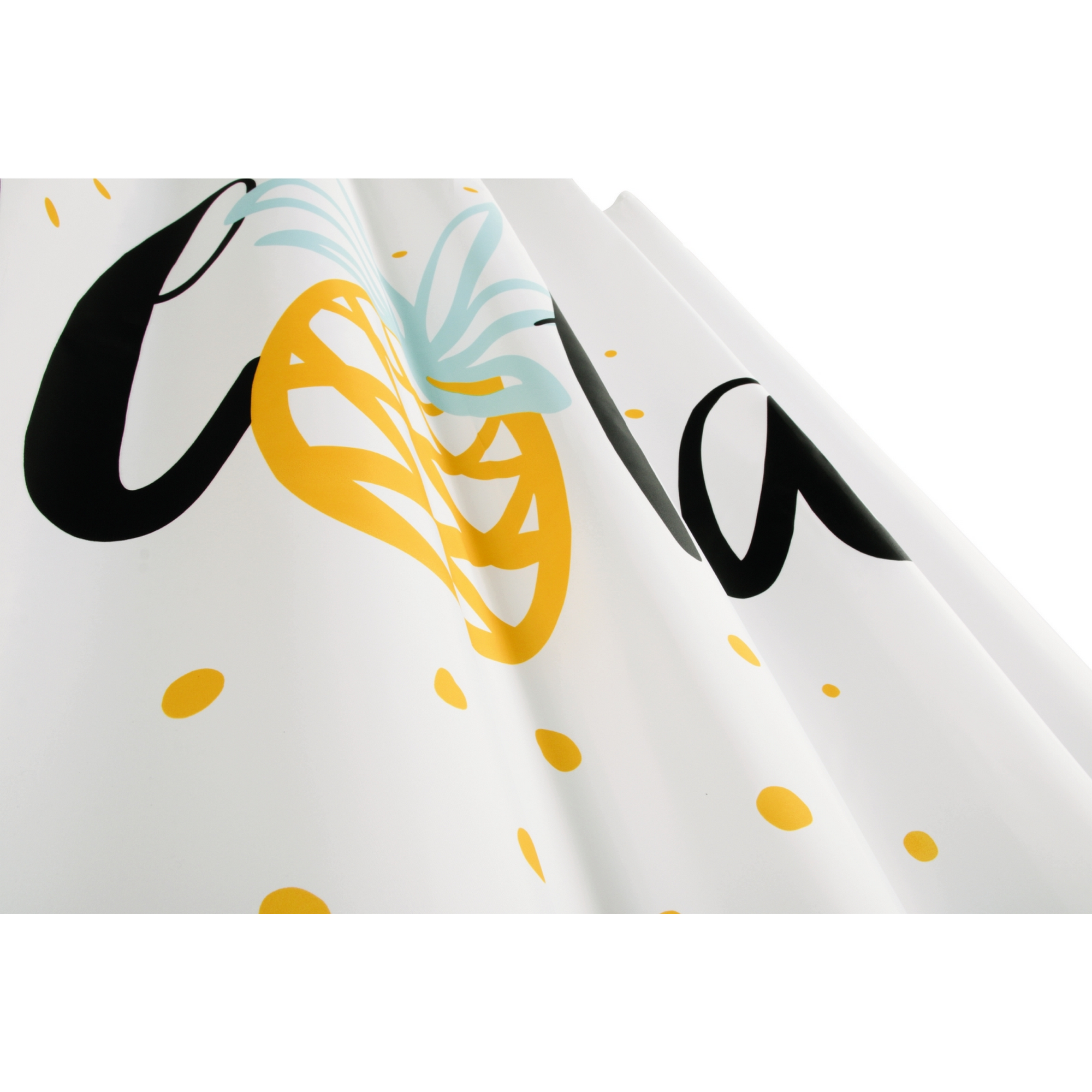 Duschvorhang 'Luau' Textil, mit Aloha-Print 180 x 200 cm + product picture