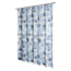 Verkleinertes Bild von Duschvorhang 'Tupfen' Textil blau 180 x 200 cm
