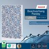 Duschvorhang 'Paisley' blau 180 x 200 cm