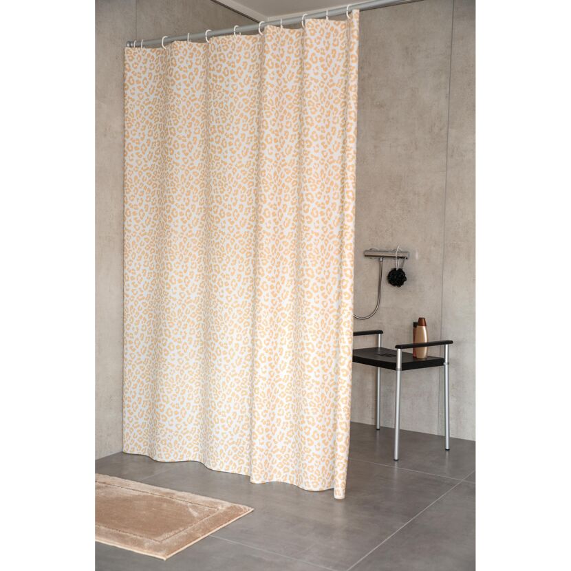 Duschvorhang 'Pardo' beige 120 x 200 cm