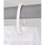 Duschvorhang 'Wall' Textil grau 180 x 200 cm