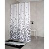 Duschvorhang 'Puzzle' schwarz 180 x 200 cm