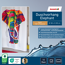 Duschvorhang 'Elephant' Textil multicolor 180 x 200 cm