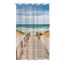 Verkleinertes Bild von Duschvorhang 'Nordsee' Textil multicolor 180 x 200 cm