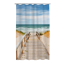 Duschvorhang 'Nordsee' Textil multicolor 180 x 200 cm