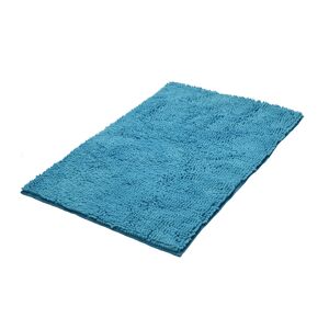 Badteppich 100 % Polyester-Microfaser hellblau 55 x 85 cm