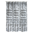 Verkleinertes Bild von Duschvorhang 'Connection' Textil schwarz/weiß 180 x 200 cm