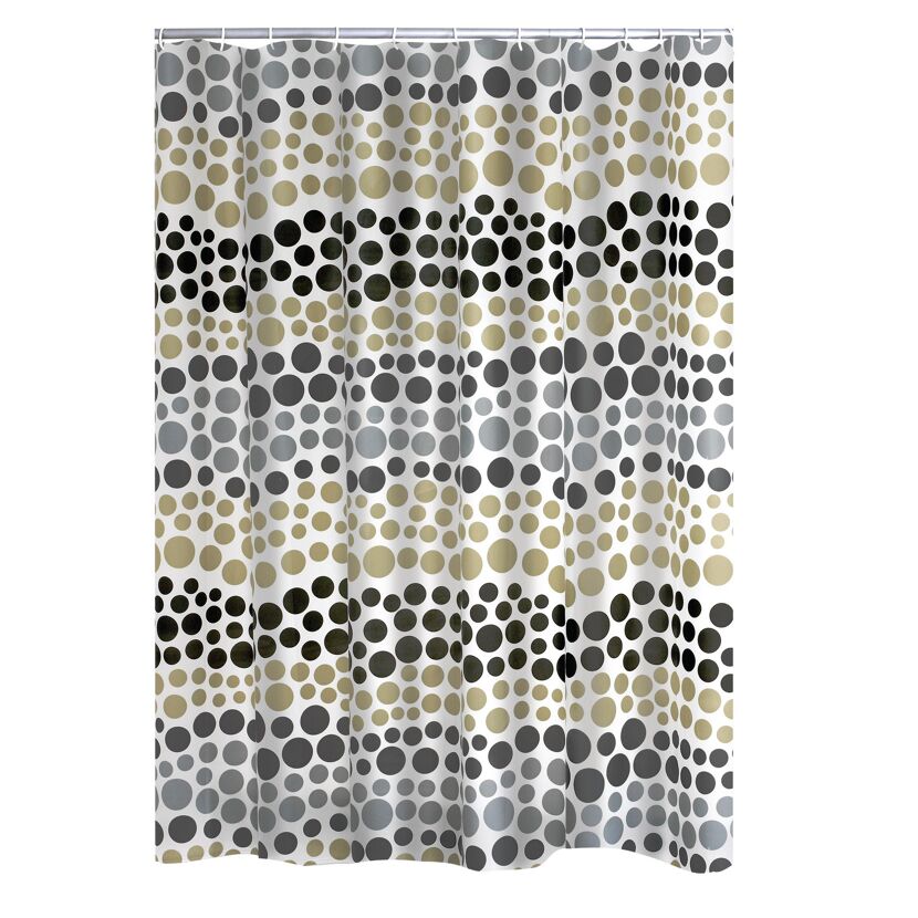 Duschvorhang 'Layer' beige 180 x 200 cm