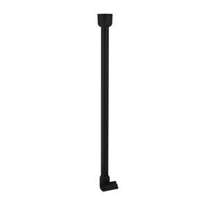 Deckenabhängung 'Wien' schwarz 55 cm, für Ø 25 mm Duschgestänge
