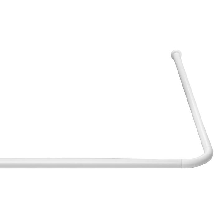 Ridder Universal-Duschgestänge Aluminium weiß Ø 2 x 165 x 70 cm