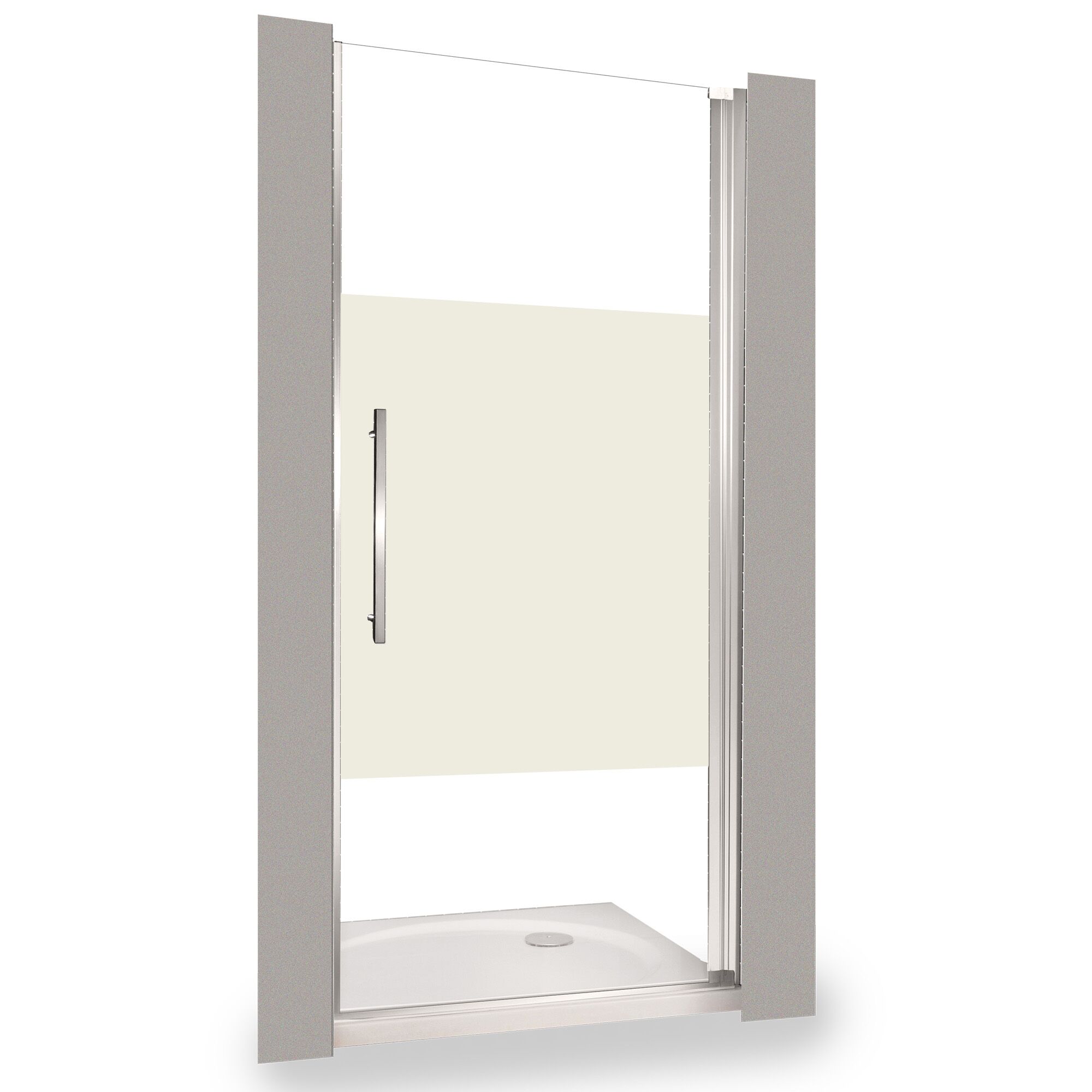 Duschabtrennung mit Milchglaseffekt