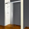 Schiebetür für Nische 'Beta' links, teilgerahmt, Sondermaß bis 200 x 200 cm