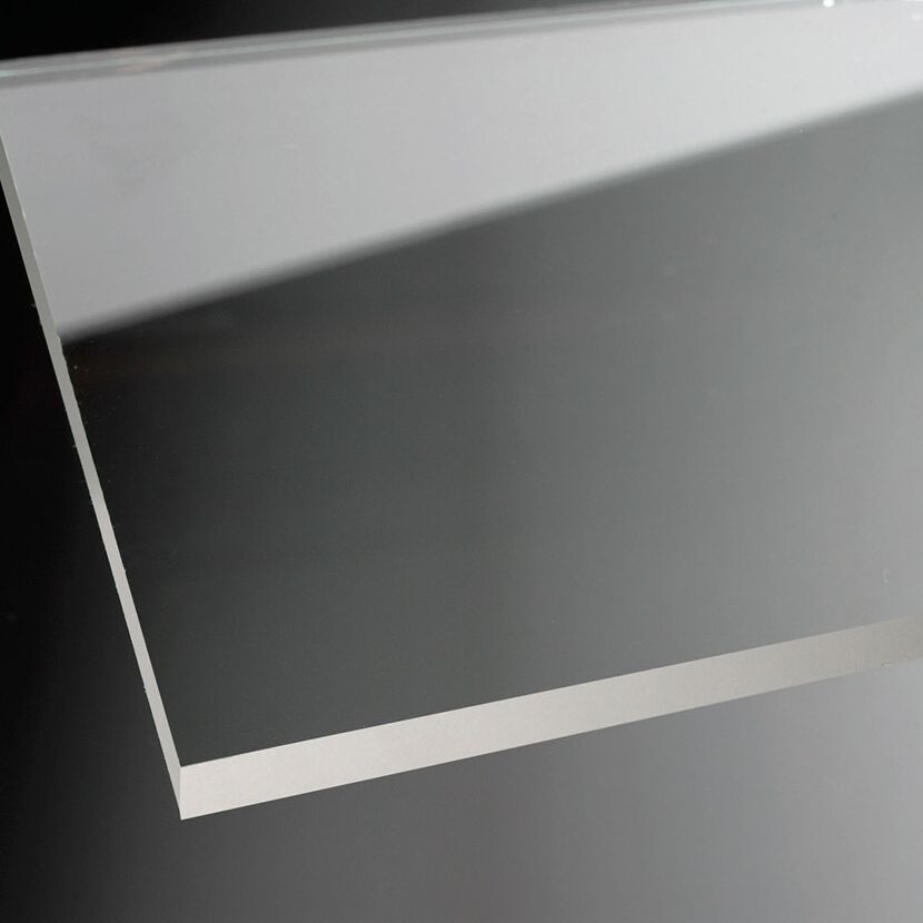 Klare Acrylglasplatte