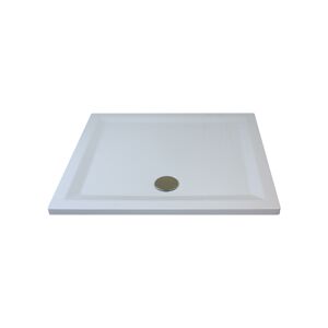 Duschwanne 'Flat Line Design' 90 x 100 cm weiß
