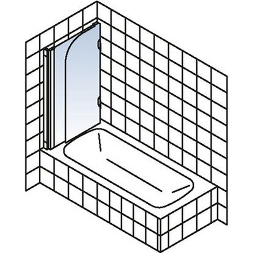Badewanne mit Badewannenaufsatz