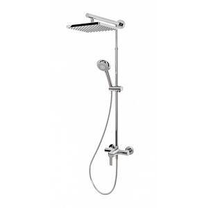 Duschsystem 'Rain Classic Plus' mit Einhebelmischer, eckig, 155 cm
