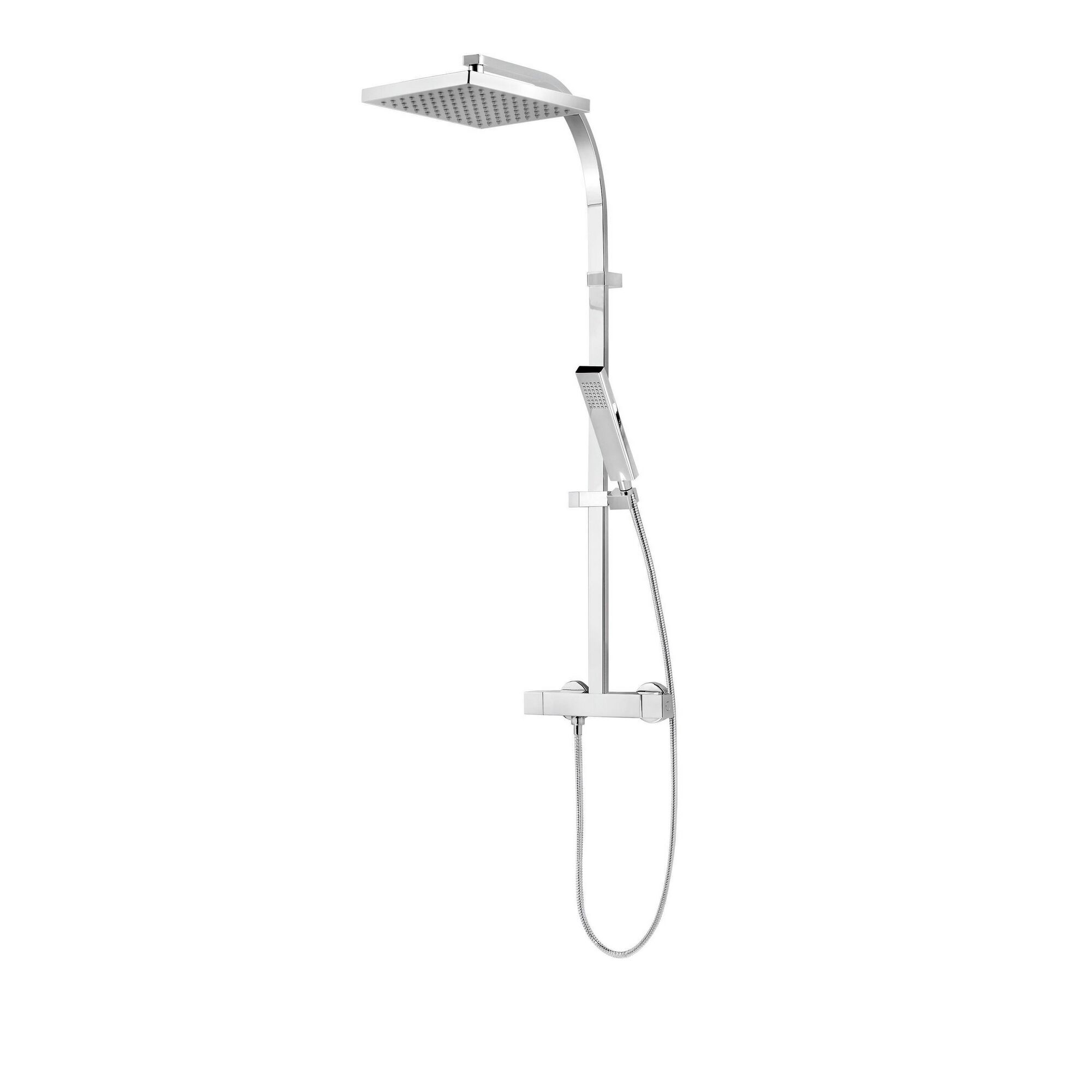 Duschsystem mit Thermostat und Handbrause