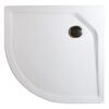 Duschwanne, Sanitäracryl, extra-flach, rund, 13-20 cm, 90 x 90 x 3,5 cm