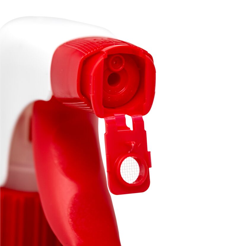 Sprühkopf der Flasche fixil Glassiegel Cleaner