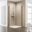 Duschkabine mit Regendusche in Beige