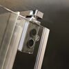 Drehtür 'Europa Design' für Seitenwand, links, 90 cm, Klarglas inklusive Beschichtung