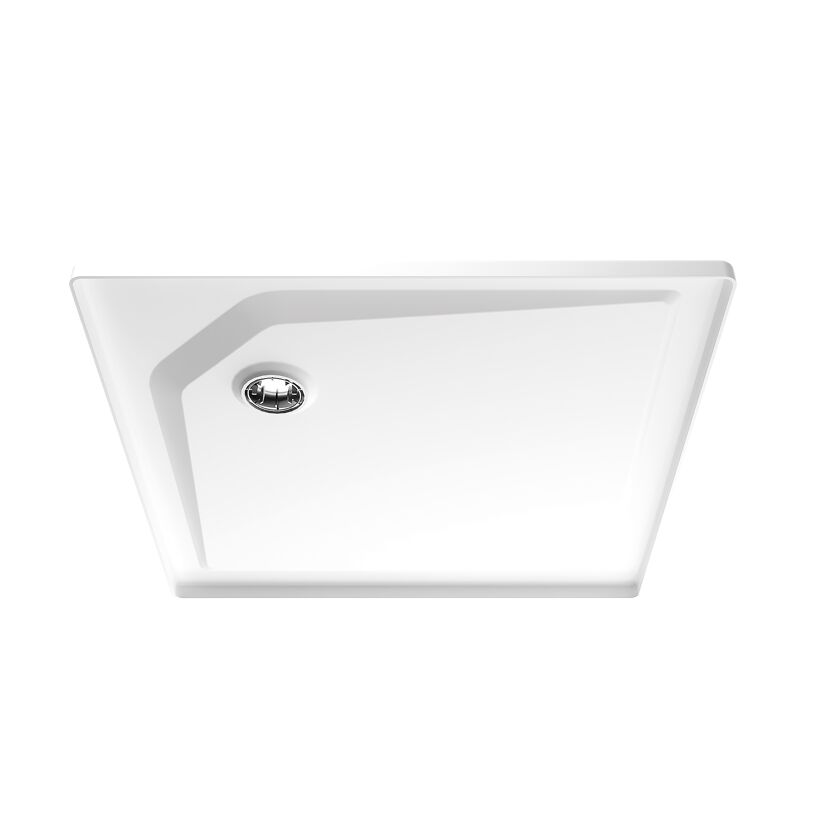 Duschwanne 'Classic Line extra flach' 90 x 90 cm weiß