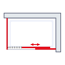 Verkleinertes Bild von Eckdusche mit Schiebetür 'MasterClass' inkl. Seitenwand und Duschwanne extra-flach mit Rinne alpinweiß