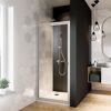Duschkabine mit Regendusche in modernem Badezimmer