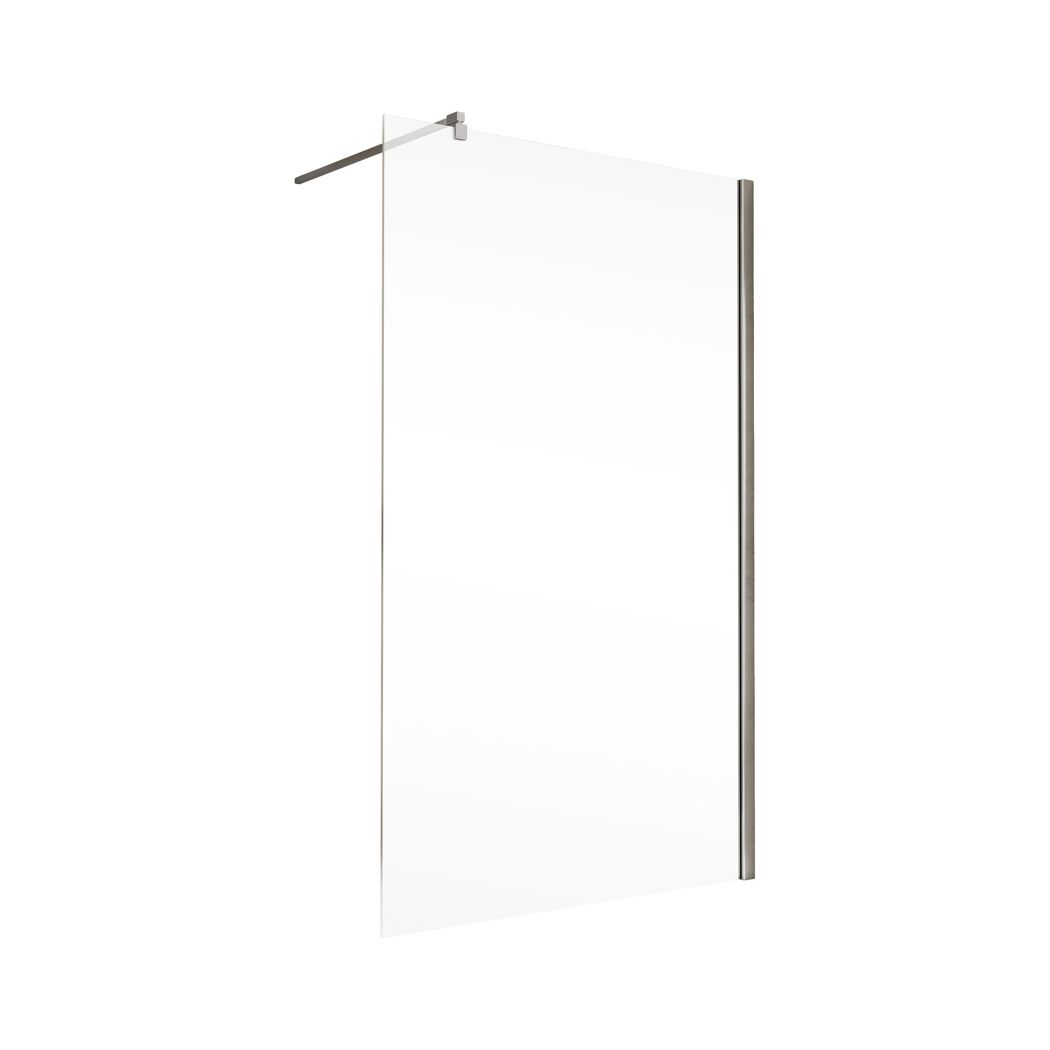 Walk-In-Duschwand 'Toura' chromfarben 80 x 200 cm