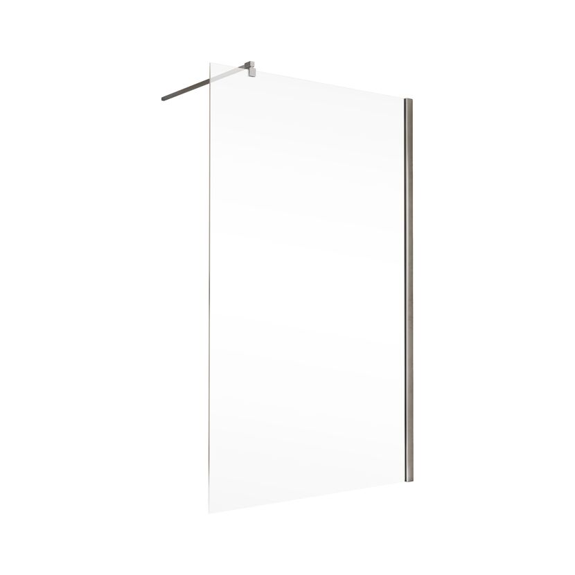 Walk-In-Duschwand 'Toura' chromfarben 90 x 200 cm