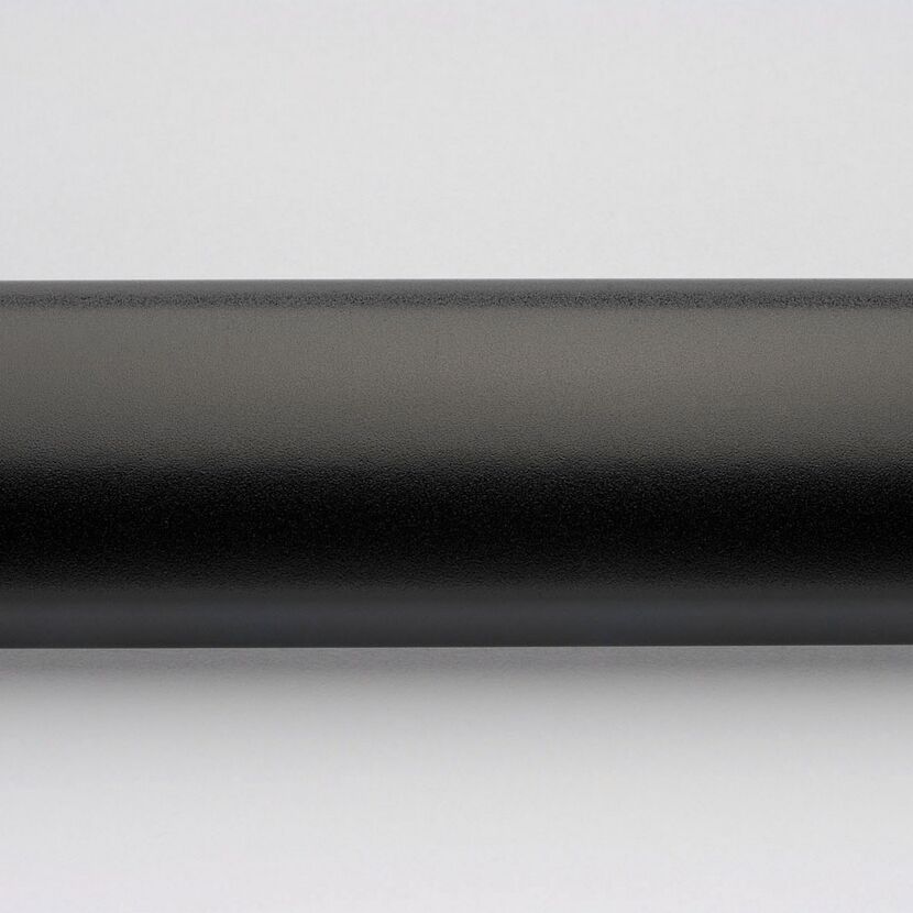 Eckdusche 'Europa Design' mit Drehtür schwarz 90 x 200 cm